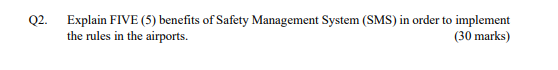 SUBJECT NAME : AIRPORT MANAGEMENT 30 MARKS LONG