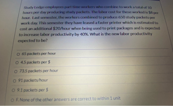 Study Ledge employees part time workers who