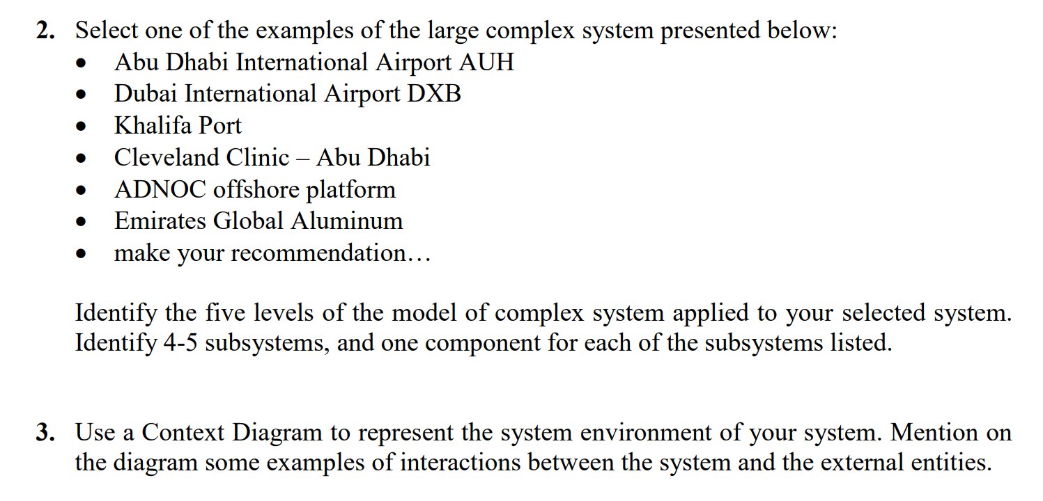 2. Select one of the examples of the large