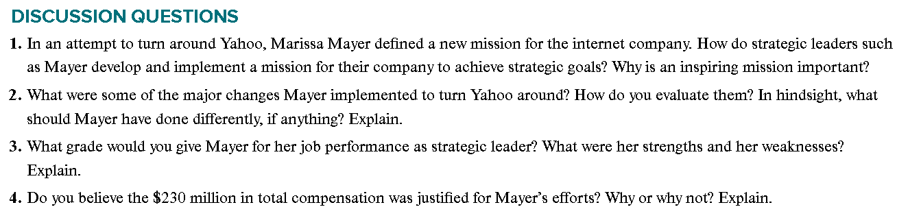 MiniCase 11 Yahoo : From Darling to Fire Sale