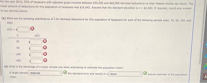 or the year 2010,33% of taxpayers with adjusted