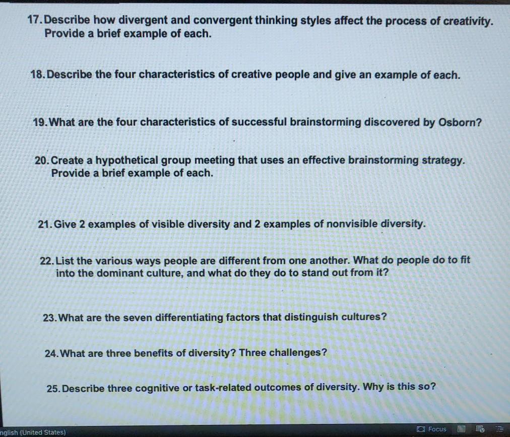 2 marks questions, please short-answer only 17.