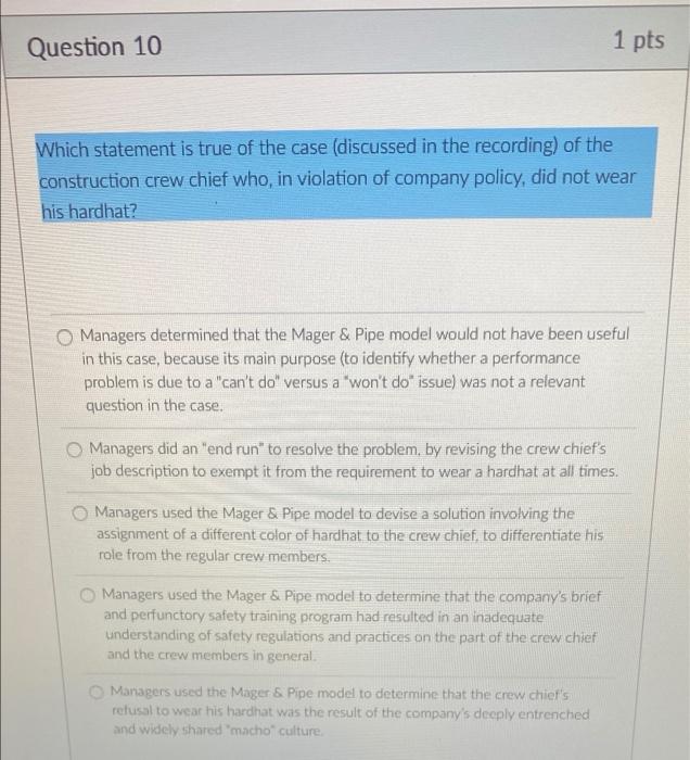 its not option 4 Question 10 1 pts Which