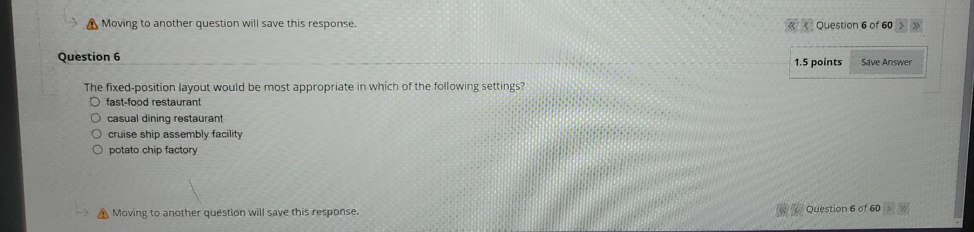 A Moving to another question will save this