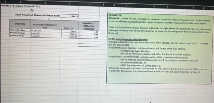 please answer fast and in excel Isabela's Para