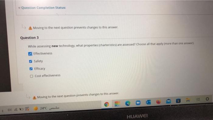 Question Completion Status: Moving to the next