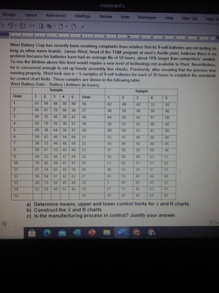 ASSIGNMENT 3 Design Layout References Mailings