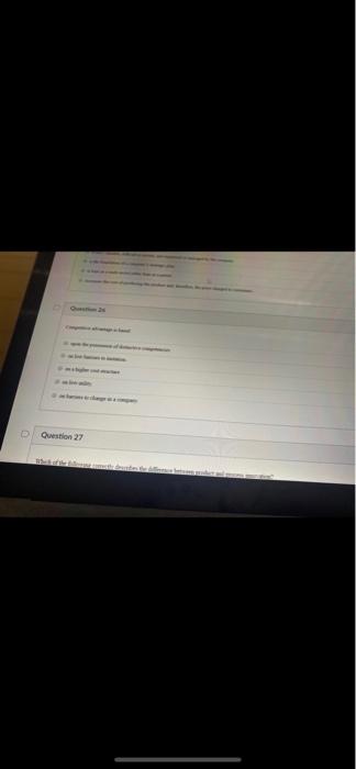 Question 27 Question 59 Characted by comparing