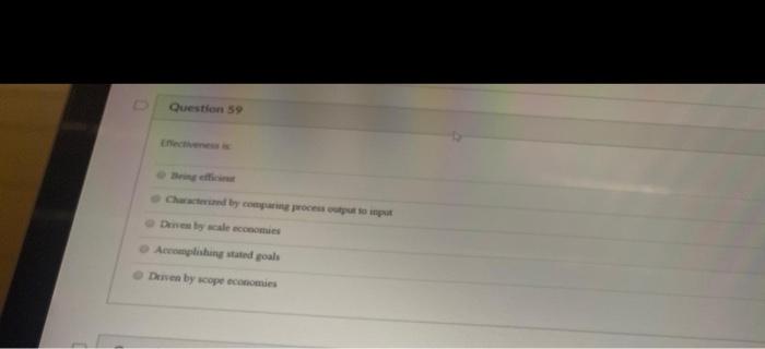 Question 27 Question 59 Characted by comparing