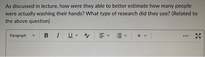 As discussed in lecture, how were they able to