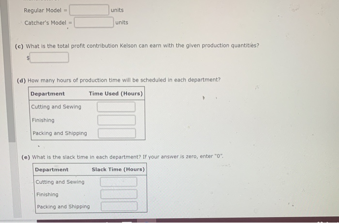 Kelson Sporting Equipment, Inc., makes two