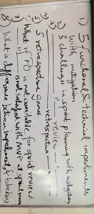 agile questions and imagine you are a scrum