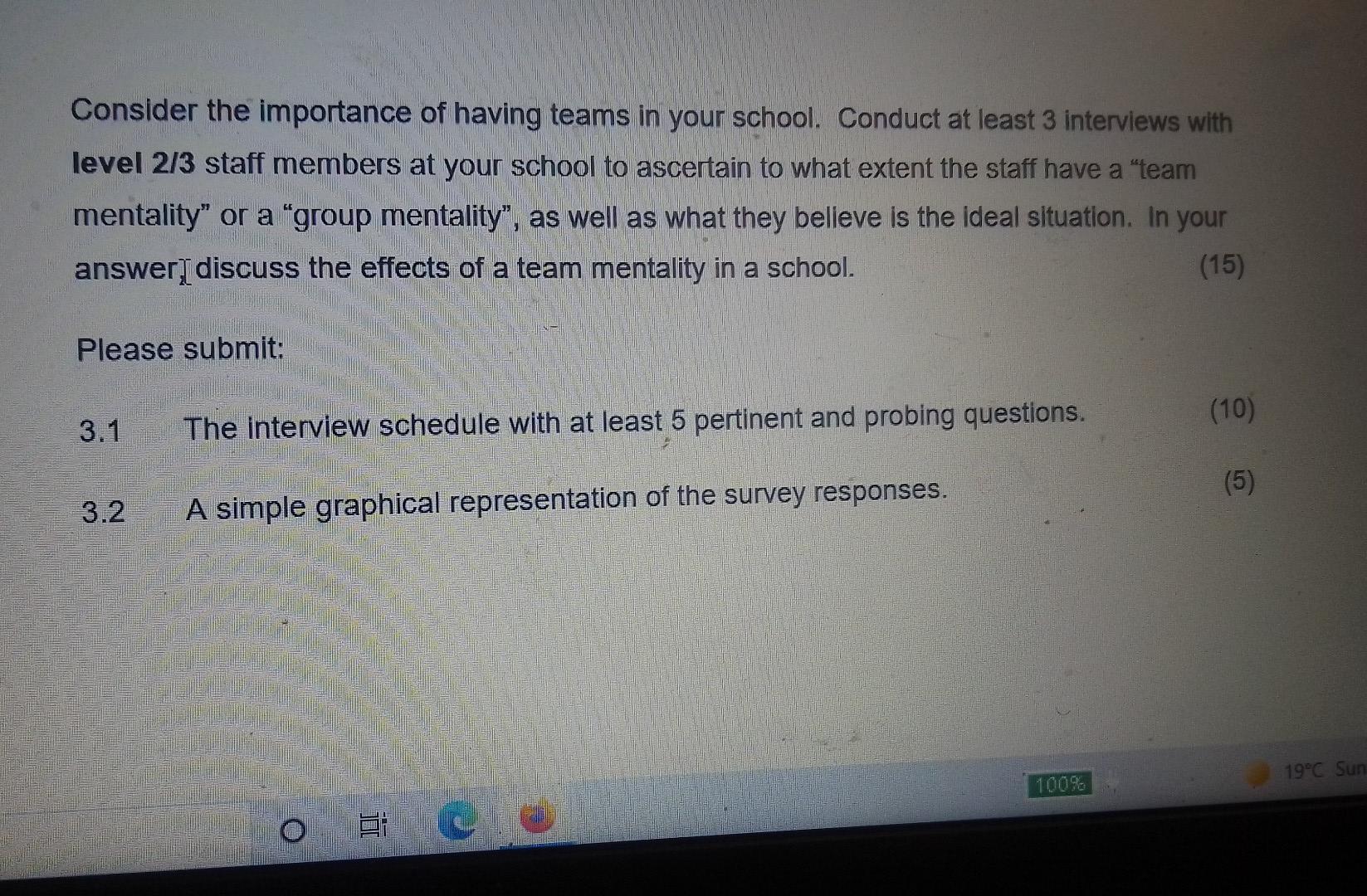 Consider the importance of having teams in your