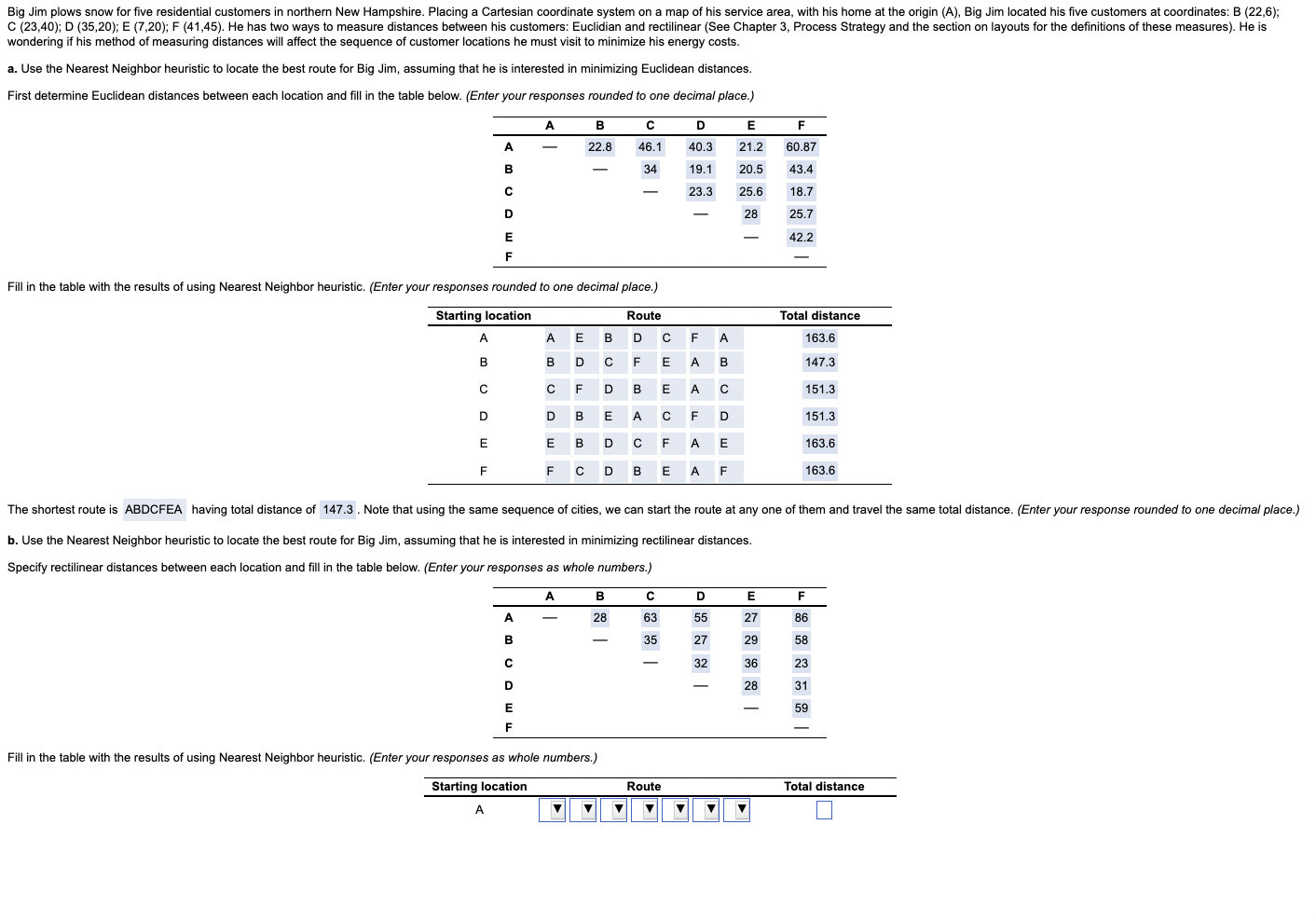 A-F Please and include all of the total