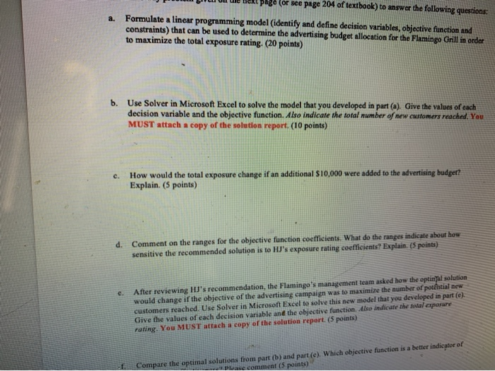 Case Problem 1 PLANNING AN ADVERTISING CAMPAIGN