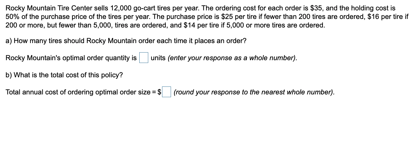 Rocky Mountain Tire Center sells 12,000 go-cart