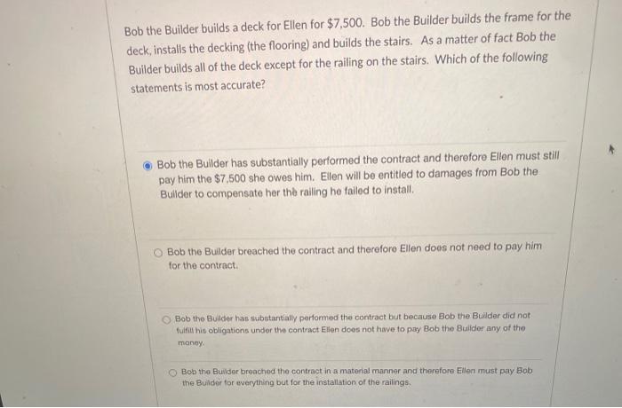 Bob the Builder builds a deck for Ellen for