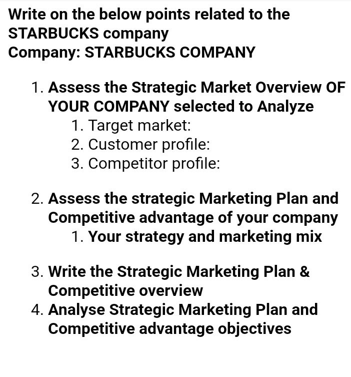 Write on the below points related to the