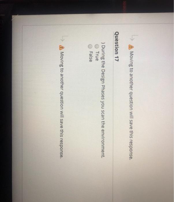 Moving to another question will save this