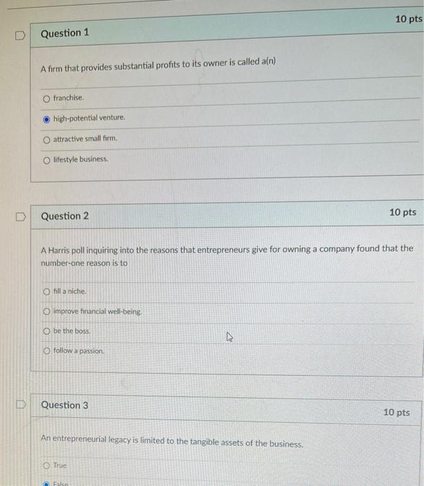 A firm that provides substantial profits to its