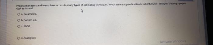 Project managers and tears have access to many