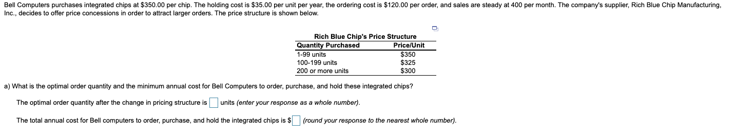 Bell Computers purchases integrated chips at