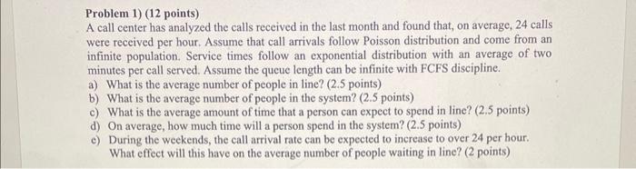 please show in excel and formulas/steps Problem