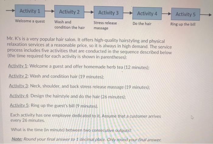 Activity 1 Activity 3 Activity 4 Welcome a quest