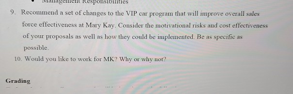 Case Study Questions- Mary Kay Case study Mary