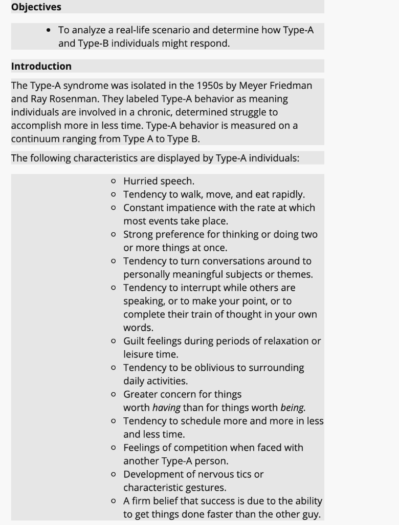 the questions are at the bottom Objectives To