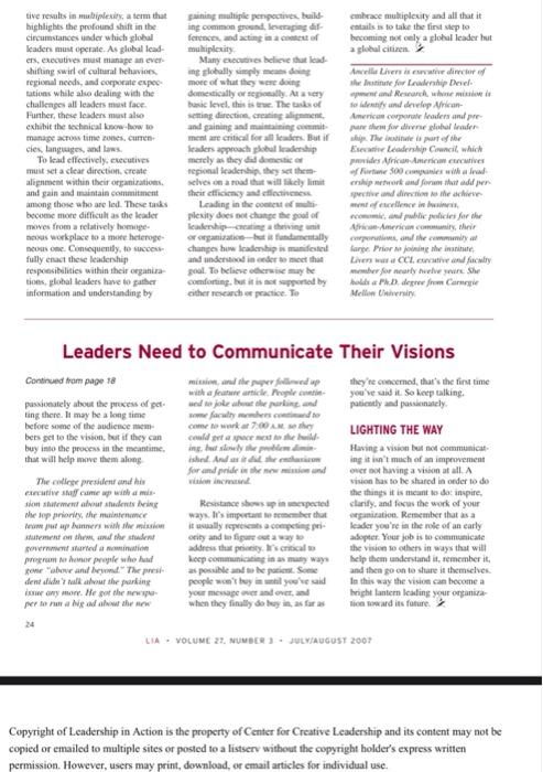 Read, summarize and critically analyze the