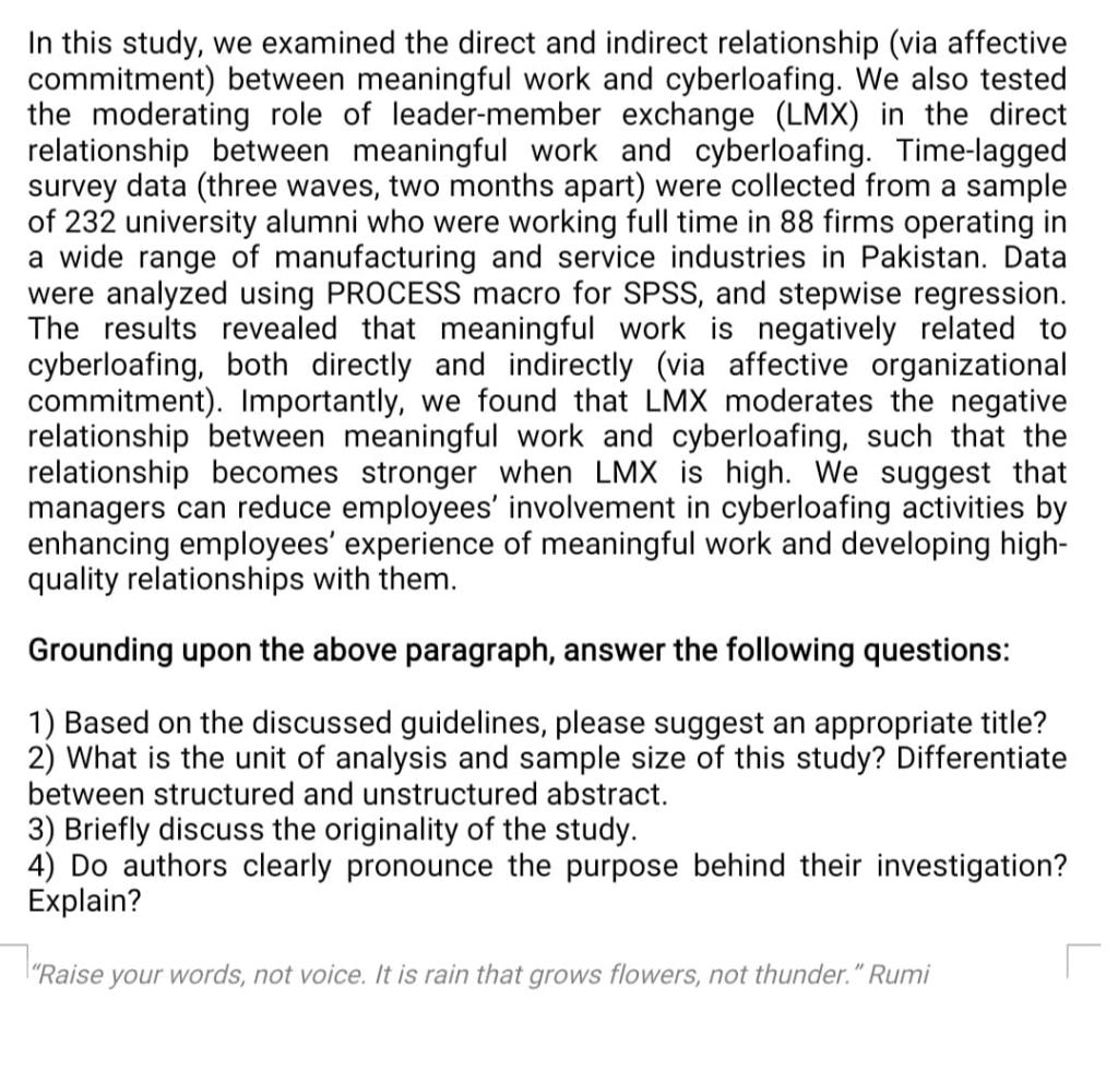 In this study, we examined the direct and