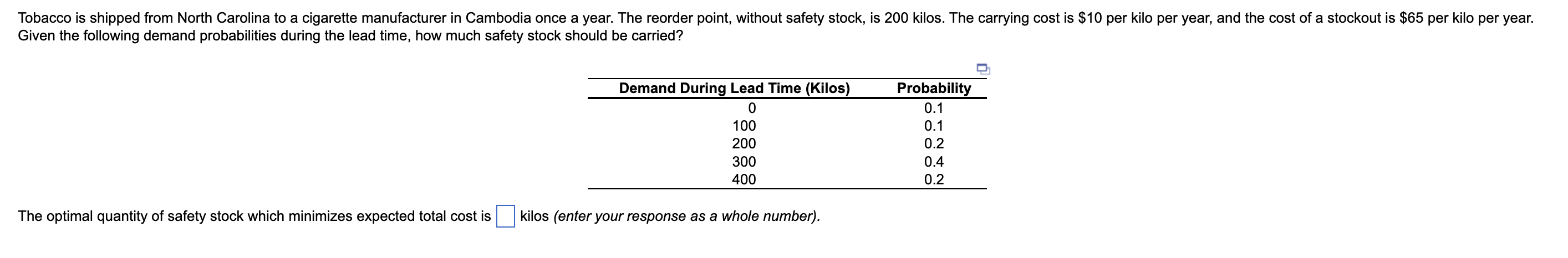 Tobacco is shipped from North Carolina to a