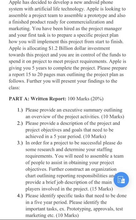 Apple has decided to develop a new android phone