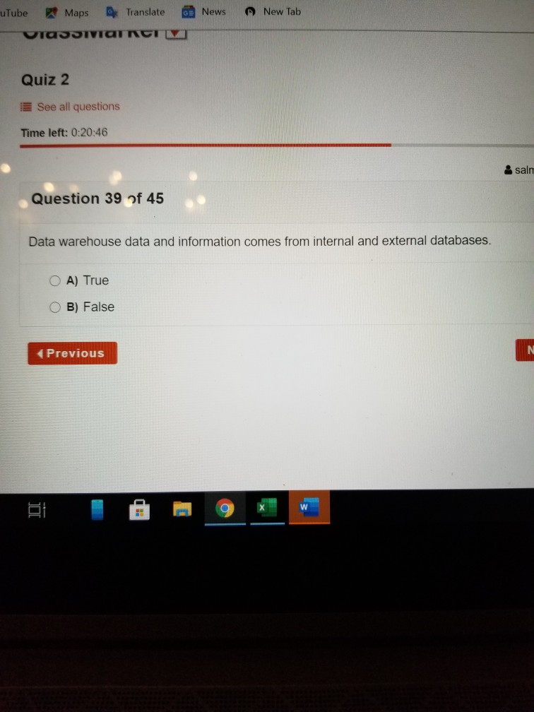 the answer only no explanation needed Ch 2 Intro