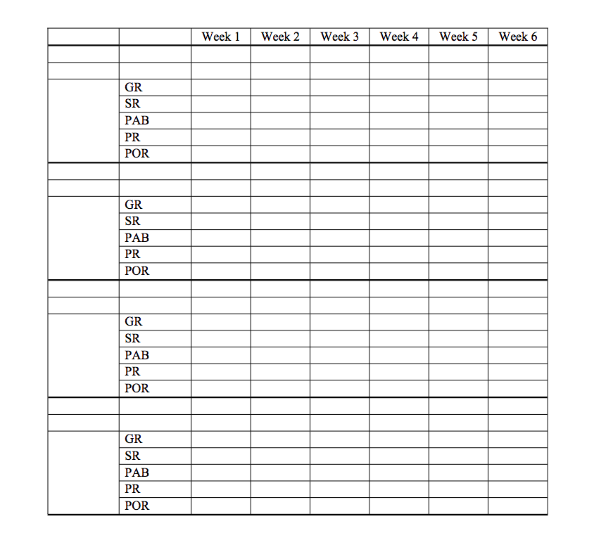Given the following data, develop MRP plans for