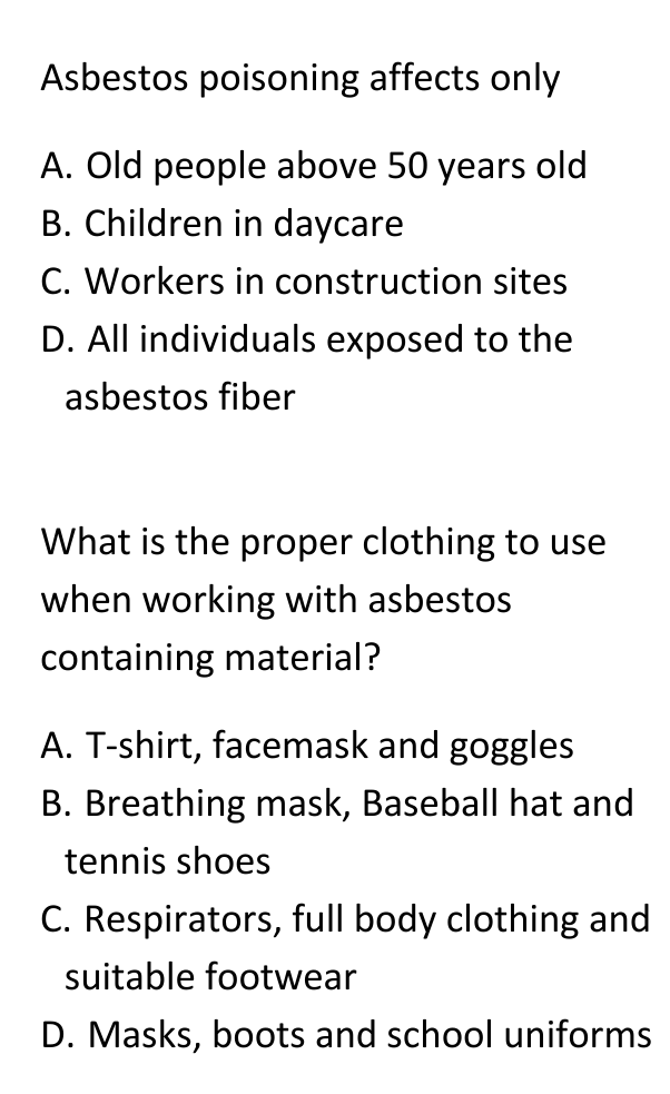 Question 4 Answer the following questions and