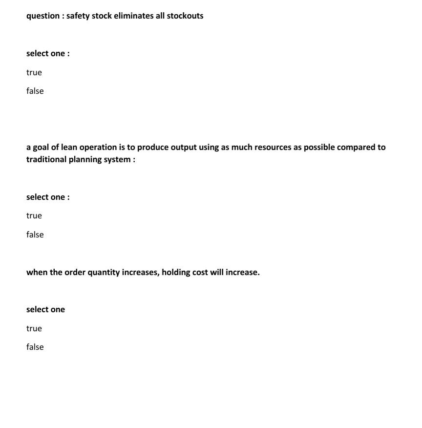 question : for A items what is an appropriate