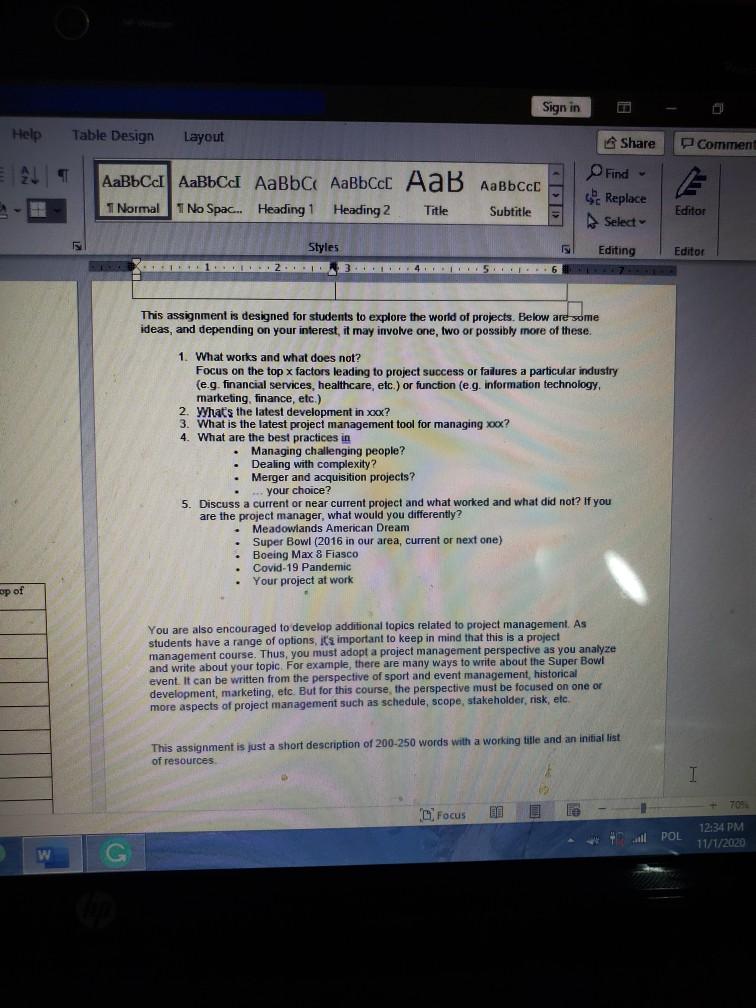 200-250 words only Sign in Help Table Design