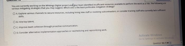 You are currently working on the Whitings Digital