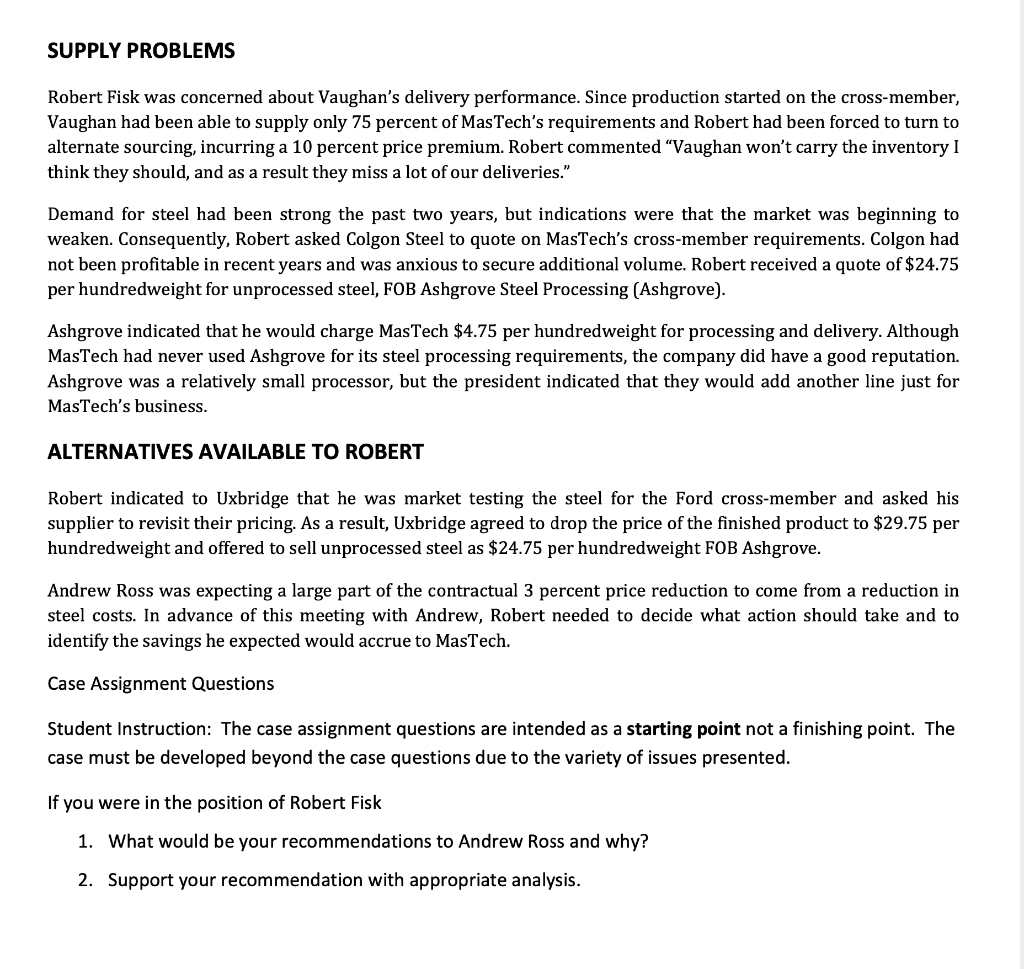 Case H8-1 (edited 10-18-2013) MasTech Inc. Robert