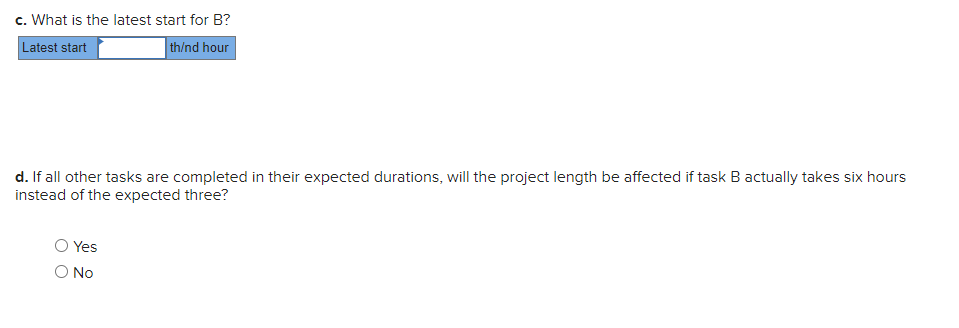 Answer these questions for the following simple