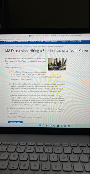 M3 Discussion: Hiring a Star Instead of a Team