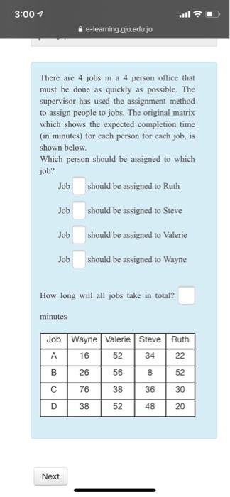 3:007 e-learning.gju.edu.jo There are 4 jobs in a