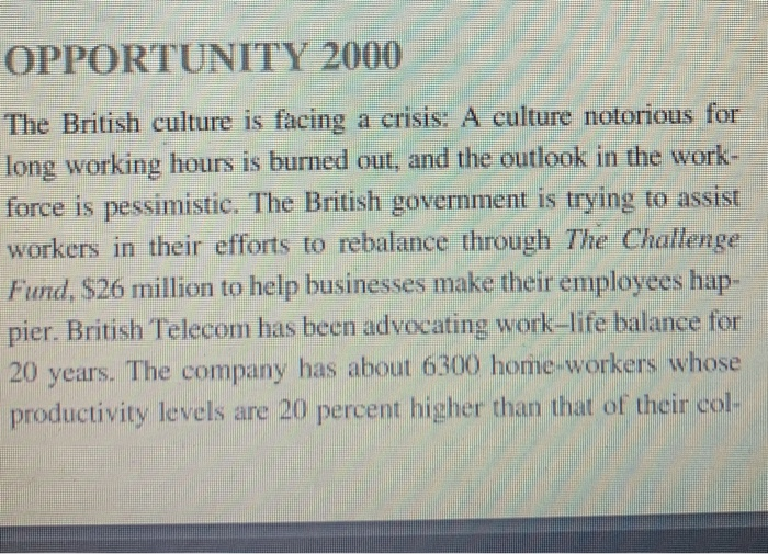 Part C: Human Resources (30 marks) Read the Case