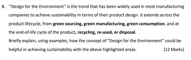 Need the answer asap! B. "Design for the