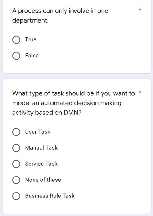 please answer all the question A process can only