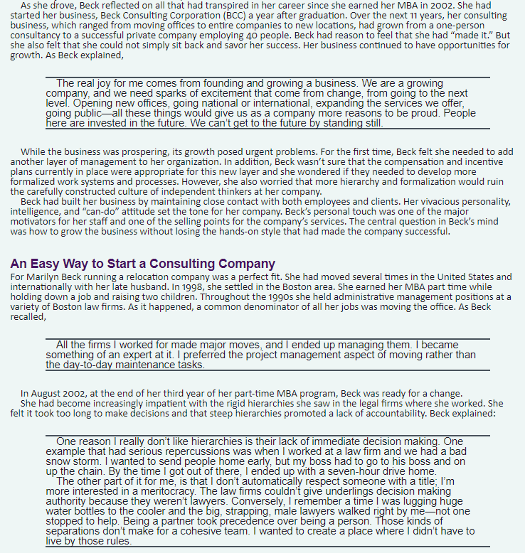 Discussion Questions 1. What do you expect will