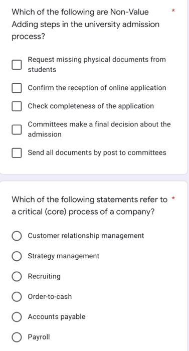 please answer all the question A process can only