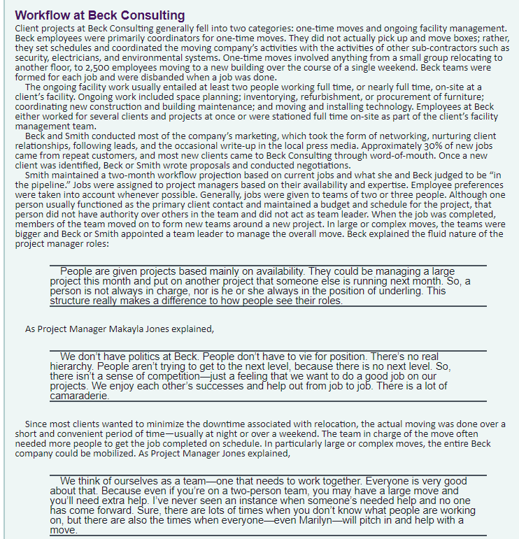 Discussion Questions 1. What do you expect will